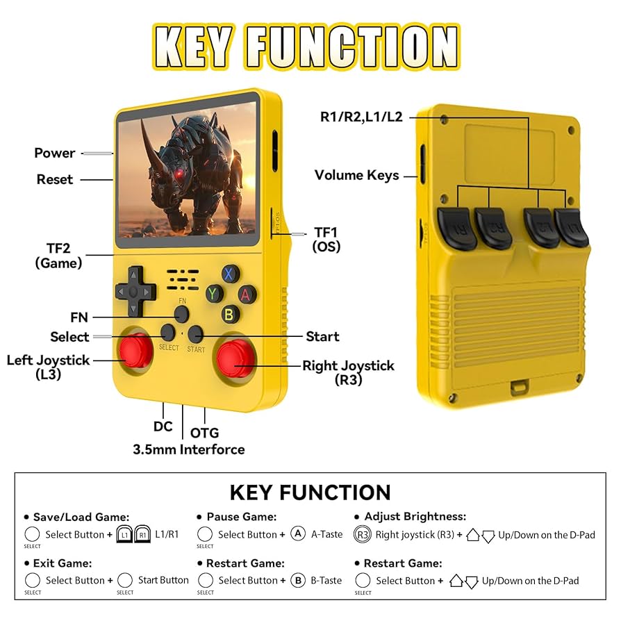 CONSOLA PORTÁTIL ARCADE +20000 JUEGOS (64GB)